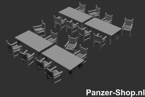 Panzer-Shop.nl Art. (TT) Scenery Set 68, Garden Sets
